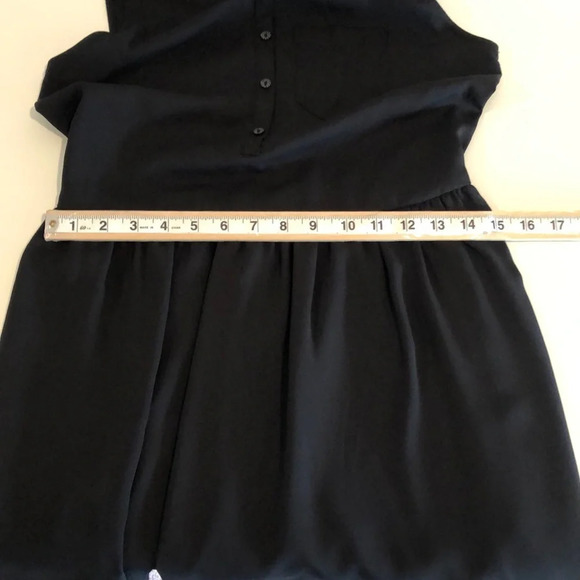 L AMOUR Sleeveless Handkerchief Hem Tie Back Dress by Nanette Lenore NWOT Small - Picture 6 of 12